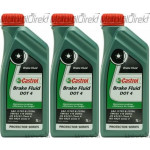 Castrol Brake Fluid DOT 4 Bremsflüssigkeit 3x 1l = 3 Liter
