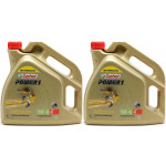 Castrol Power 1 4T 10W-40 Motorrad Motoröl 2x 4l = 8 Liter