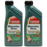 Castrol Magnatec Diesel 5W-40 DPF Motoröl 2x 1l = 2 Liter