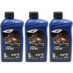 Elf Moto 4 Cruise SAE 20W-50 4T Motorrad Motoröl 3x 1l = 3 Liter