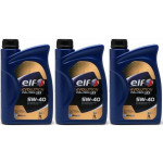 Elf Evolution FULL-TECH LSX 5W-40 Motoröl 3x 1l = 3 Liter