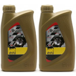 Eni i-Ride Racing 5W-40 synthetisches Motorrad Motoröl 2x 1l = 2 Liter