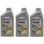 Mobil Super 3000 X1 5W-40 Motoröl 3x 1l = 3 Liter