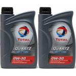 Total Quartz Ineo Efficiency 0W-30 Motoröl 2x 1l = 2 Liter