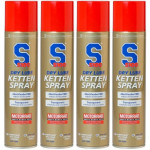 S100 Dry Lube Kettenspray 4x 400 Milliliter