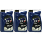 Elf Evolution 900 SXR 5W-30 Motoröl 3x 1l = 3 Liter