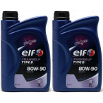 Elf Tranself Type B 80W-90 Getriebeöl 2x 1l = 2 Liter