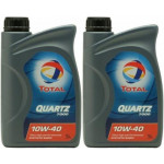 Total Quartz 7000 10W-40 Diesel & Benziner Motoröliter 2x 1l = 2 Liter