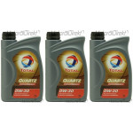 TOTAL Quartz Energy 9000 0W-30 Motoröl 3x 1l = 3 Liter