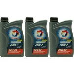Total Transmission Axle 7 80W-90 Universal Getriebeöl 3x 1l = 3 Liter