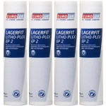 Eurolub Lagerfit Litho-Plex EP 2 4x 400 Gramm