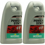MOTOREX 4T Power Synt SAE 10W-60 Motorrad Motoröl 2x 1l = 2 Liter