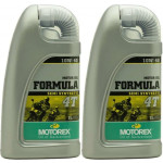 MOTOREX 4T Formula SAE 10W-40 Motorrad Motoröl 2x 1l = 2 Liter