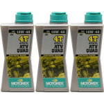 MOTOREX 4T ATV QUAD SAE 10W-40 Motorrad Motoröl 3x 1l = 3 Liter