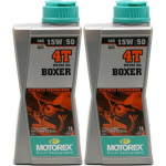 MOTOREX 4T Boxer SAE 15W-50 Motorrad Motoröl 2x 1l = 2 Liter
