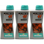 MOTOREX 4T Boxer SAE 15W-50 Motorrad Motoröl 3x 1l = 3 Liter