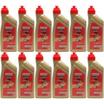 Castrol Power 1 Scooter 2T teilsynthetisches Motorrad Motoröl 12x 1l = 12 Liter