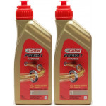 Castrol Power 1 Scooter 2T teilsynthetisches Motorrad Motoröl 2x 1l = 2 Liter