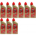 Castrol Power 1 Scooter 2T teilsynthetisches Motorrad Motoröl 9x 1l = 9 Liter