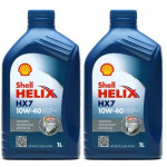 Shell Helix HX7 10W-40 Diesel & Benziner Motoröliter 2x 1l = 2 Liter