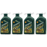 Shell Advance Ultra 2T vollsynthetisches Motorrad Motoröl 4x 1l = 4 Liter