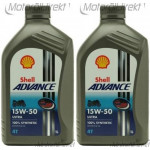 Shell Advance Ultra 4T 15W-50 Motorrad Motoröl 2x 1l = 2 Liter
