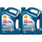 Shell Helix HX7 5W-40 Motoröl 2x 5 = 10 Liter