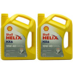 Shell Helix HX6 10W-40 Diesel & Benziner Motoröl 2x 5 = 10 Liter