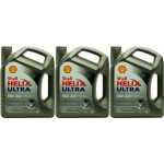 Shell Helix Ultra 5W-30 Motoröl 3x 5 = 15 Liter