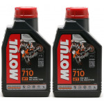 Motul 710 2T vollsynthetisches Motorrad Motoröl 2x 1l = 2 Liter