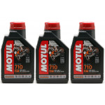 Motul 710 2T vollsynthetisches Motorrad Motoröl 3x 1l = 3 Liter