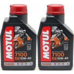 Motul 7100 ester 10W-40 4T Motorrad Motoröl 2x 1l = 2 Liter