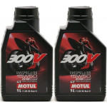Motul 300V Factory Line Road Racing ESTER Core 15W-50 4T 2x 1l = 2 Liter