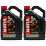 Motul 7100 ester 10W-40 4T Motorrad Motoröl 2x 4l = 8 Liter