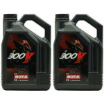 Motul 300V Factory Line ESTER Core 10W-40 4T Motorrad Motoröl 2x 4l = 8 Liter