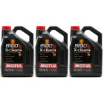 Motul 8100 X-clean + 5W-30 Motoröl 3x 5 = 15 Liter