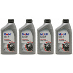 Mobil Extra 2T teilsynthetisches Motorrad Motoröl 4x 1l = 4 Liter