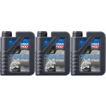 Liqui Moly 1500 Motorbike 4T 20W-50 Motorrad Motoröl Street 3x 1l = 3 Liter