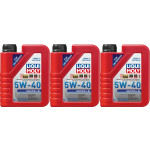 Liqui Moly 1305 Nachfüll Öl 5W-40 Motoröl 3x 1l = 3 Liter