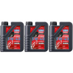 Liqui Moly 2592 Racing Synth 4T Motorrad Motoröl 5W-40 3x 1l = 3 Liter