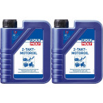 Liqui Moly 1052 2-Takt selbstmischend teilsynthetisches Motoröl 2x 1l = 2 Liter