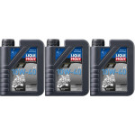 Liqui Moly 3044 Motorbike 4T 10W-40 Basic Street Motorrad Motoröl 3x 1l=3 Liter