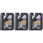 Liqui Moly 3057 Motorbike 4T 15W-50 Offroad Motorrad Motoröl 3x 1l = 3 Liter