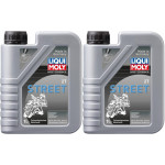 Liqui Moly 1504 Motorbike 2T Street teilsynthetisches Motoröl 2x 1l = 2 Liter