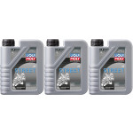 Liqui Moly 1504 Motorbike 2T Street teilsynthetisches Motoröl 3x 1l = 3 Liter