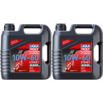 Liqui Moly 1687 Motorbike 4T Synth 10W-60 Street Race Motoröl 2x 4l = 8 Liter