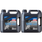 Liqui Moly 3046 Motorbike 4T 10W-40 Basic Street Motorrad Motoröl 2x4l = 8 Liter