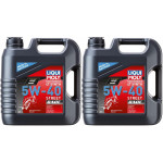 Liqui Moly 1685 Motorbike 4T Synth 5W-40 Motoröl Street Race 2x 4l = 8 Liter
