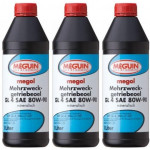 Meguin megol 4866 Mehrzweck-Getriebeöl GL4 SAE 80W-90 3x 1l = 3 Liter