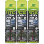 Petec Lecksuchspray 3x 400 Milliliter